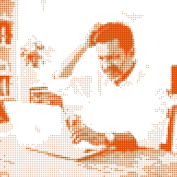 Comic panel: Ramesh scratching his head over a laptop